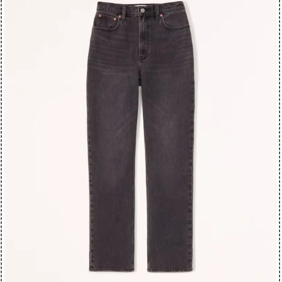 Abercrombie & Fitch Ultra High Rise 90s Straight Size 31 Long - Picture 3 of 12
